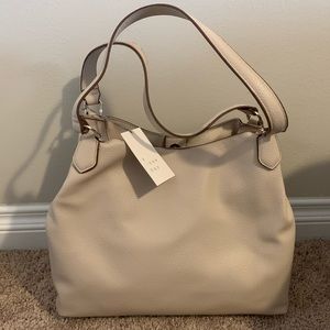 Tan shoulder purse